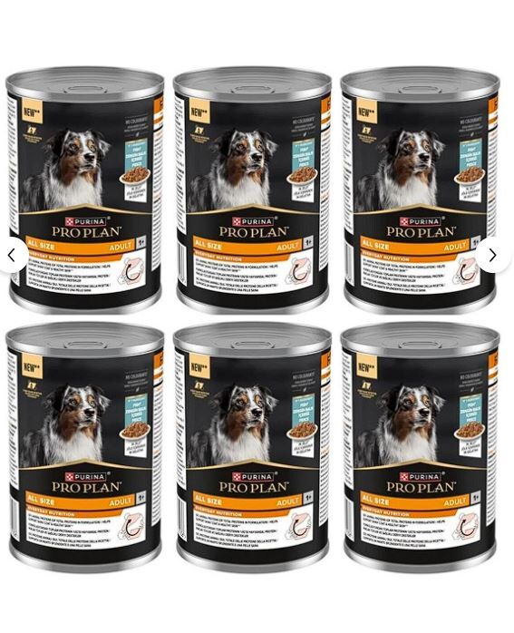 Pro Plan Balıklı Yetişkin Köpek Konservesi 400 Gr*6 Adet