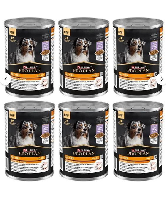 Pro Plan Hindi Etli Yetişkin Köpek Konservesi 400 Gr*6 Adet