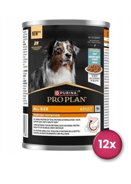 Jöle İçinde Balıklı Yetişkin Köpek Konservesi 400 Gr X 12 Adet