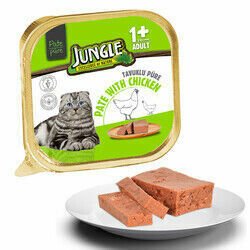 Jungle Ezme Pate Tavuklu Yetişkin Kedi Konservesi 100 Gr