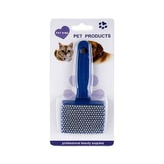 Pet Bath Brush Boncuk Uçlu Oval Kedi Tarağı