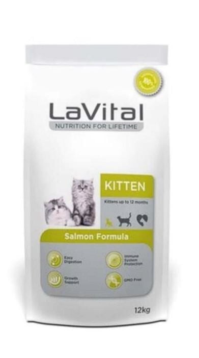 LaVital Lavital Kitten Somonlu Yavru Kedi Maması 12 Kg