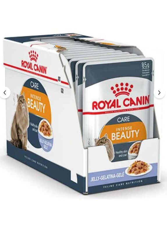 Royal Canin Pouch Jelly Hair Skin Hassas Tüylü Kedi Maması 85 Gr * 12 Adet