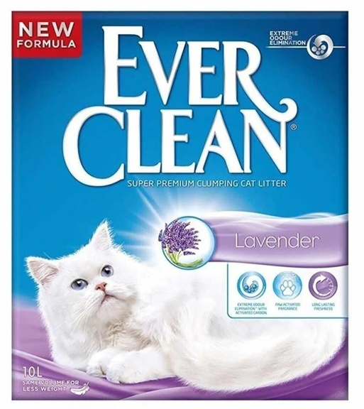 Ever Clean Lavender - Lavanta Parfümlü Kedi Kumu 10 Litre