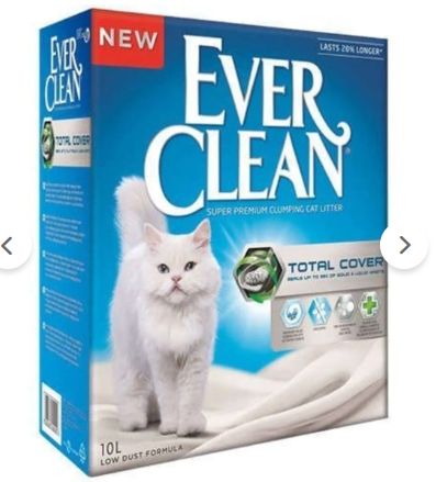 Ever Clean Total Cover İnce Taneli Topaklaşan Kedi Kumu 10 LT