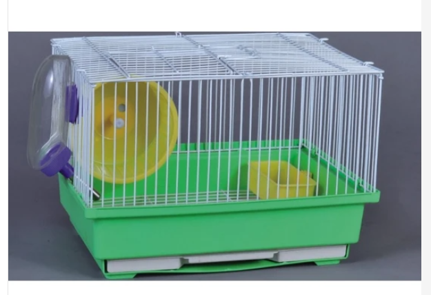 Dayang Hamster Kafesi Aksesuarlı 30x23x21