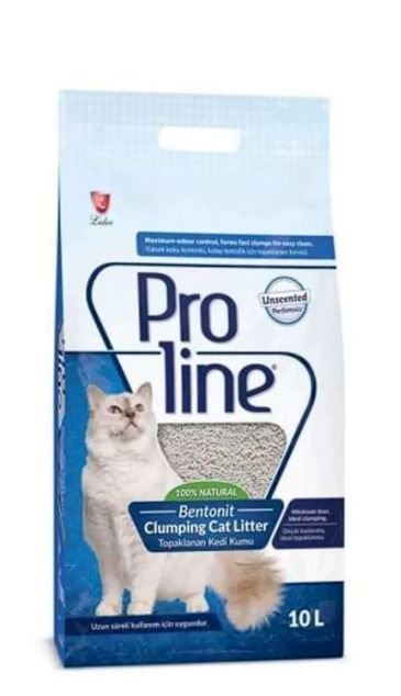 Proline Kokusuz Naturel Topaklaşan Kedi Kumu 10 Lt