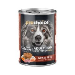 ProChoice  Tahılsız Kuzu Etli ve Somonlu Yetişkin Köpek Konserve Maması (400 g)
