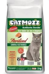 CatMozz Classic Somonlu Sterilised Kısır Yetişkin Kedi Maması 3 Kg