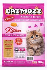 CatMozz Classic Tavuklu Kitten Yavru Kedi Maması 10 Kg