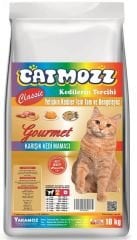 CatMozz Classic Mix Gourmet Karışık Yetişkin Kedi Maması 10 Kg