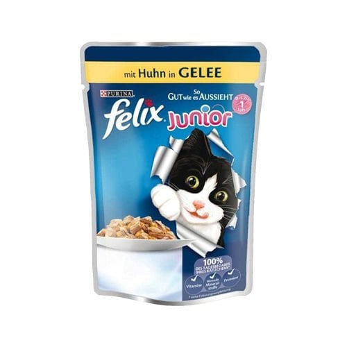 Purina Felix Tavuk Etli Yavru Kedi Yaş Mama (85 g)