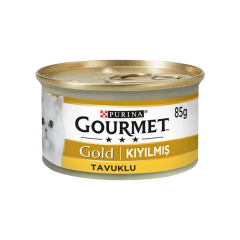 Purina Gourmet Gold Kıyılmış Tavuk Etli Yetişkin Kedi Konserve Maması 85 g