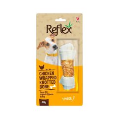 Reflex Tavuk Etli Çift Düğümlü Köpek Çiğneme Kemiği (40 g)