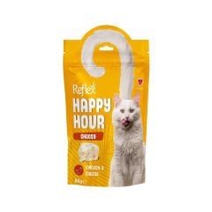 Reflex Happy Hour Seçici Kediler İçin Peynirli Kedi Ödül Maması (60 g)