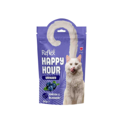 Reflex Happy Hour Urinary Tavuklu ve Yaban Mersinli Kedi Ödül Maması (60 g)