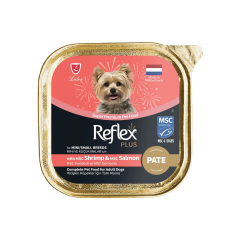 Reflex Plus Karides ve Somon Balıklı Kıyılmış Küçük Irk Konserve Köpek Maması (85 g)