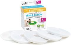 Catit 2.0 Triple Action Filtre Yedek 43747W 43742W 55600 5 Adet
