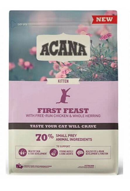 Acana First Feast Kitten Tavuklu ve Balıklı Yavru Kedi Maması 1,8 Kg