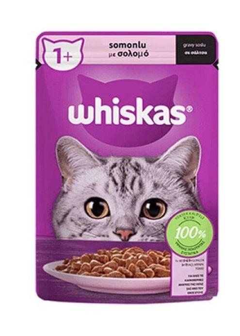 Pouch Sos Içinde Somonlu Yetişkin Kedi Konservesi 28X85 gr
