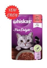 Whiskas Sığırlı Pure Delight Yetişkin Kedi Yaş Maması 28x85 gr