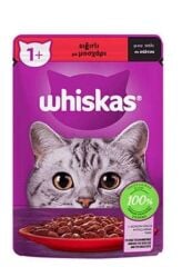 Pouch Sos Içinde Sığır Etli Yetişkin Kedi Konservesi 28 Adet 85 gr