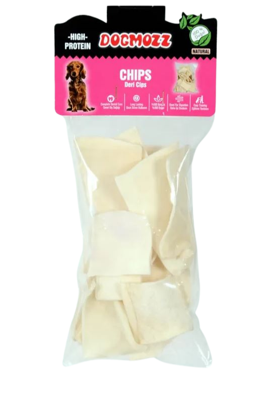 DogMozz Premium Deri Cips Beyaz Köpek Kemiği 100 gr