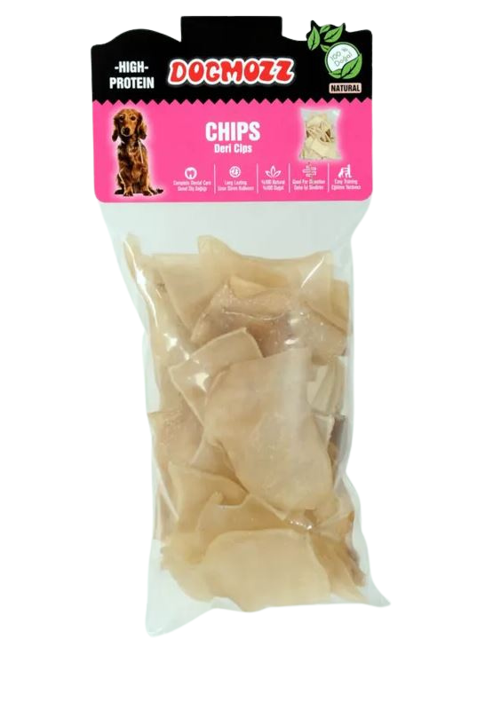 DogMozz Premium Deri Natural Cips Köpek Kemiği 100 gr