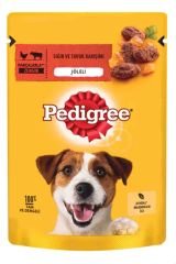 Pedigree Sığır Etli ve Tavuklu Yetişkin Köpek Pouch 100 Gr