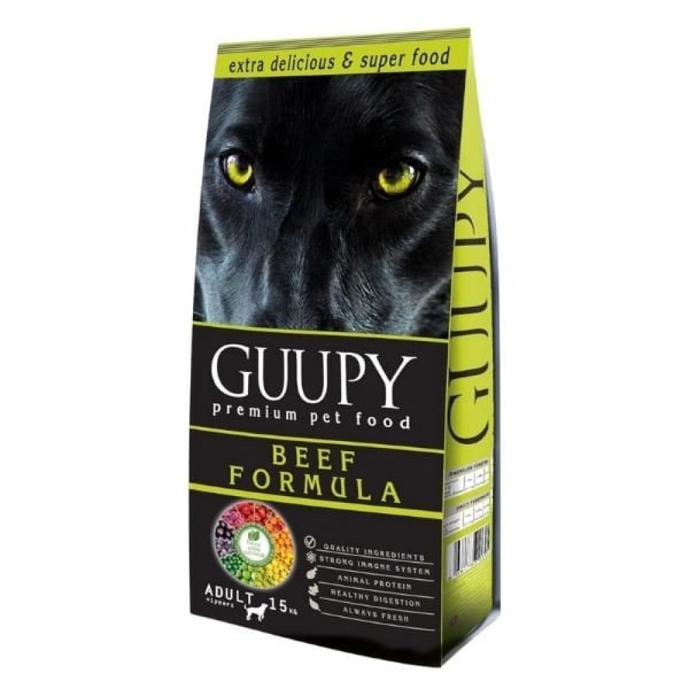 Guupy Biftekli Köpek Maması 15 Kg