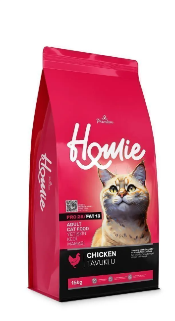 Homie Premium Tavuklu Yetişkin Kedi Maması 15 Kg