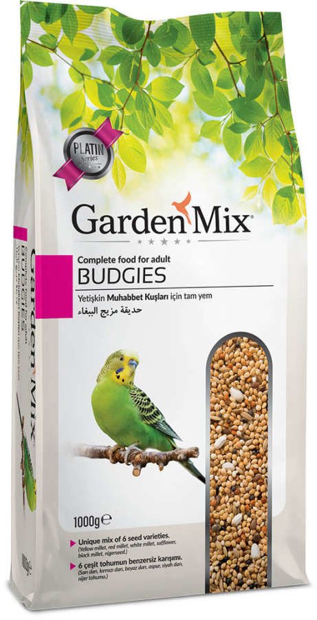 Garden Mix Platin Muhabbet Kuşu Yemi 1  Kg