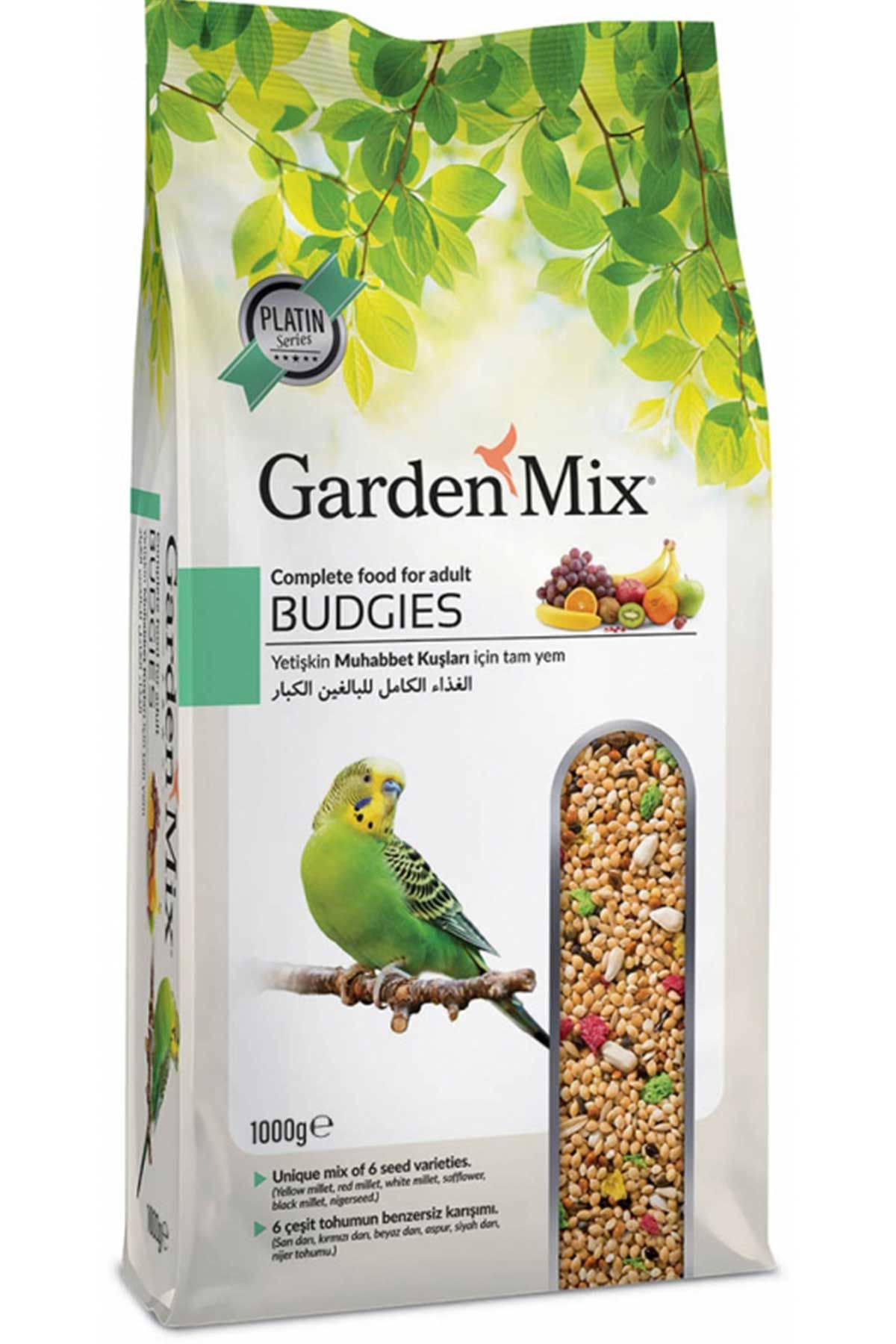 Garden Mix Platin Meyveli Muhabbet Kuş Yemi 1 Kg