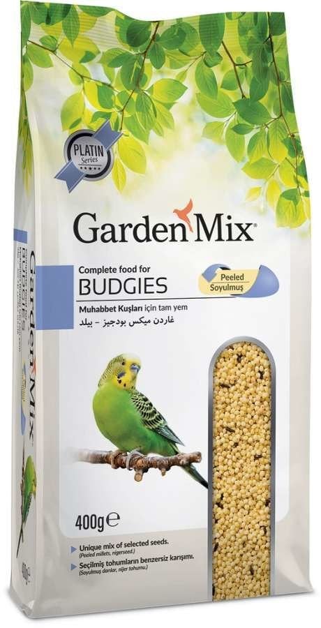 Garden Mix Platin Soyulmuş Muhabbet Kuşu Yemi 400 Gr
