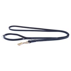 Doggie Yağlı Derili 4 Örgülü Eğitim Gezdirme Yağlı Kahverengi 1,4X150 Cm