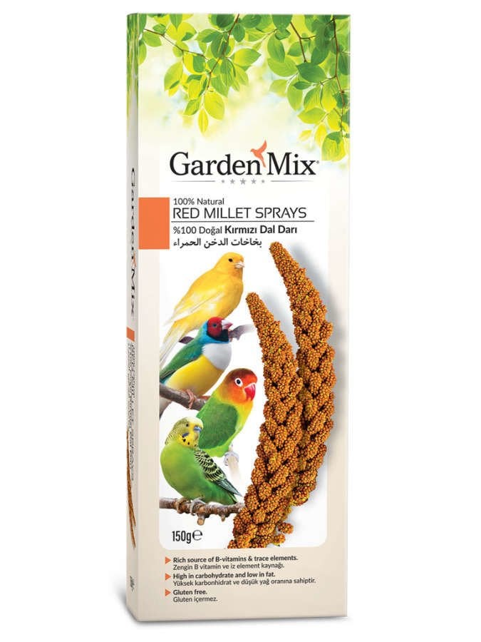 Garden Mix Platin Kırmızı Doğal Dal Darı 150 Gr