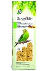 Garden Mix Meyveli Muhabbet Kuşu Krakeri 3'lü 1 Paket