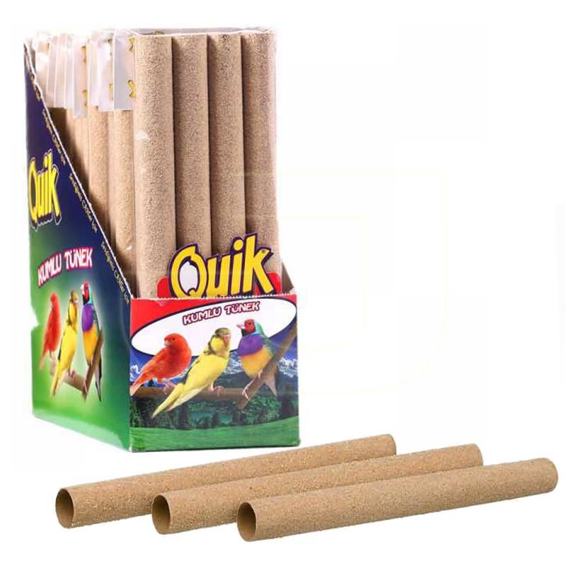 Quik Kuşlar Için Kumlu Tünek 19 Cm 4 Adet