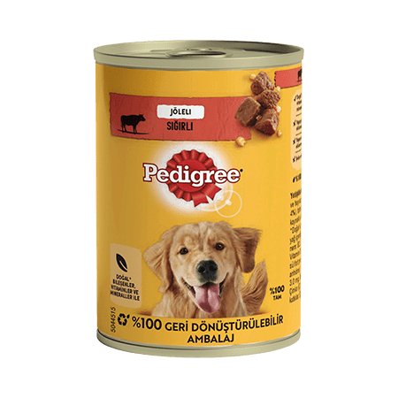 Pedigree Biftekli Konserve Yaş Mama 400 Gr