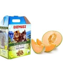 CatMozz Melon Doğal Organik  Kavun Kokulu Çam Peleti Kedi Kumu 10 Lt