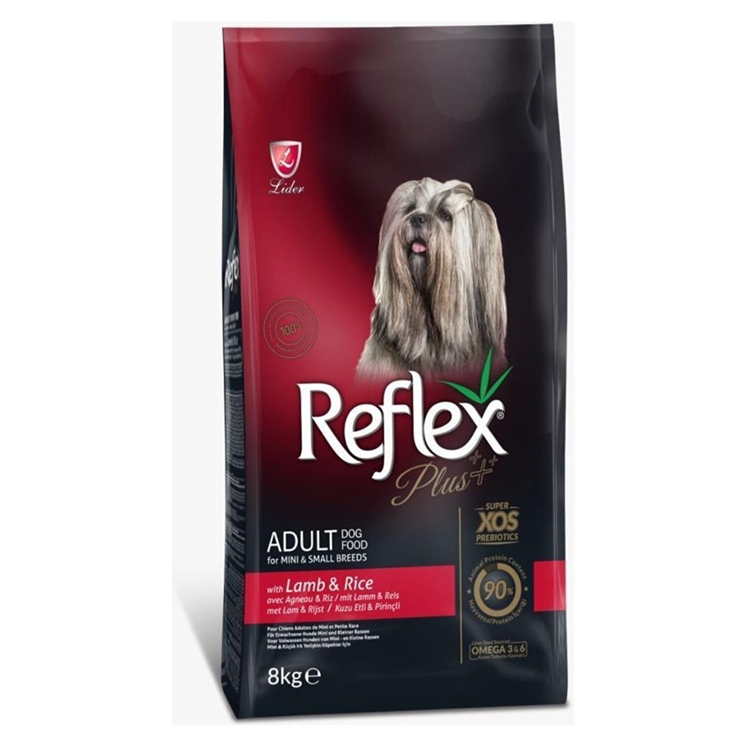 Reflex Plus  Kuzu & Pirinç Küçük Irk Yetişkin Köpek Maması 8 Kg