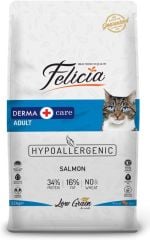 Felicia Yetişkin Somonlu Az Tahıllı Hypoallergenic Kedi Maması 12 kg