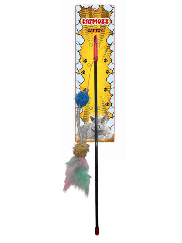 CatMozz Bobble Kedi Oyuncağı Oltası 45 cm