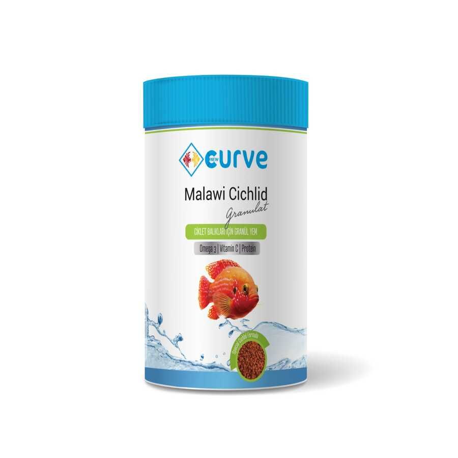 Curve Malawi Cichlid Ciklet Balık Yemi Granül 100 ml