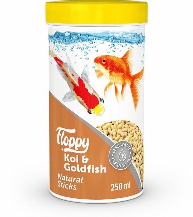 Floppy Koi & Goldfish Natural Sticks 250 mL