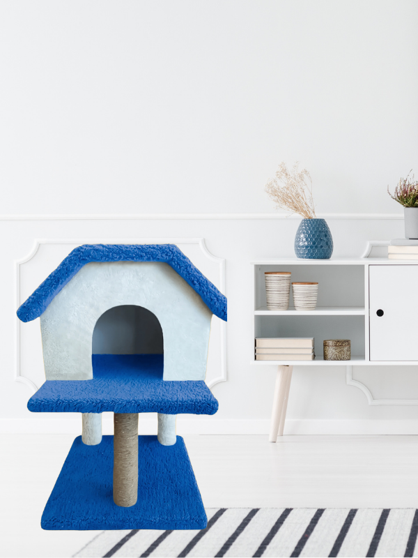 CatMozz Amsterdam Yuvalı Kedi Tırmalama Oyuncağı ve Evi