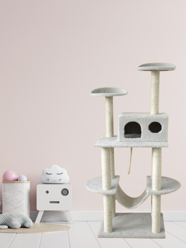 CatMozz Kopenhag Yuvalı Kedi Tırmalama Oyuncağı ve Evi