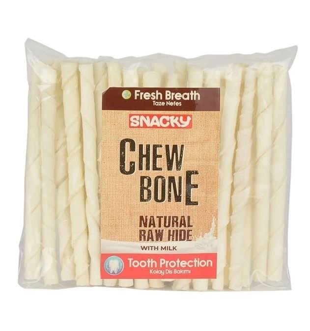 Snacky Beyaz Burgu Çubuk 25 Adet