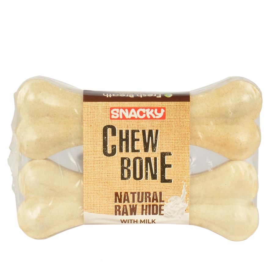 Snacky Beyaz Çiğneme Kemiği 12,5 Cm 50gr 2 Adet
