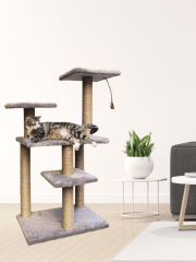 CatMozz Hong Kong Basamaklı Kedi Tırmalama Oyuncağı ve Evi